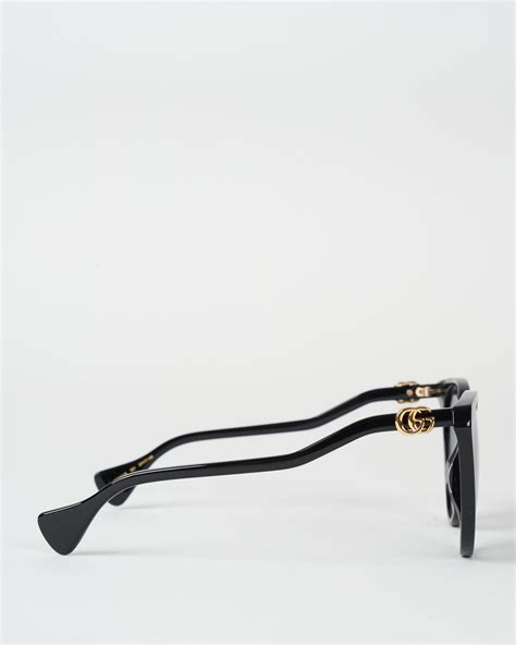 gucci - gg1011s - shiny solid black - acetate|GG1011S .